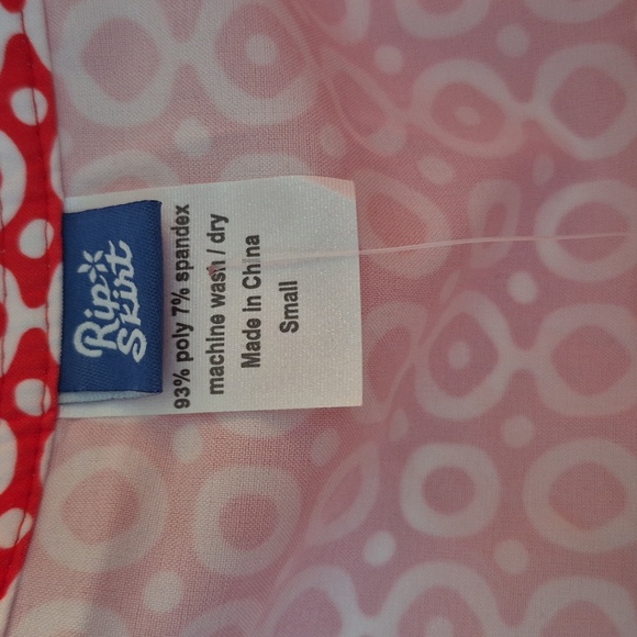 NWT Ripskirt Red/White Dot Pattern Wrap Mini Skirt Inside Pocket Adjustable Sm - Picture 5 of 6